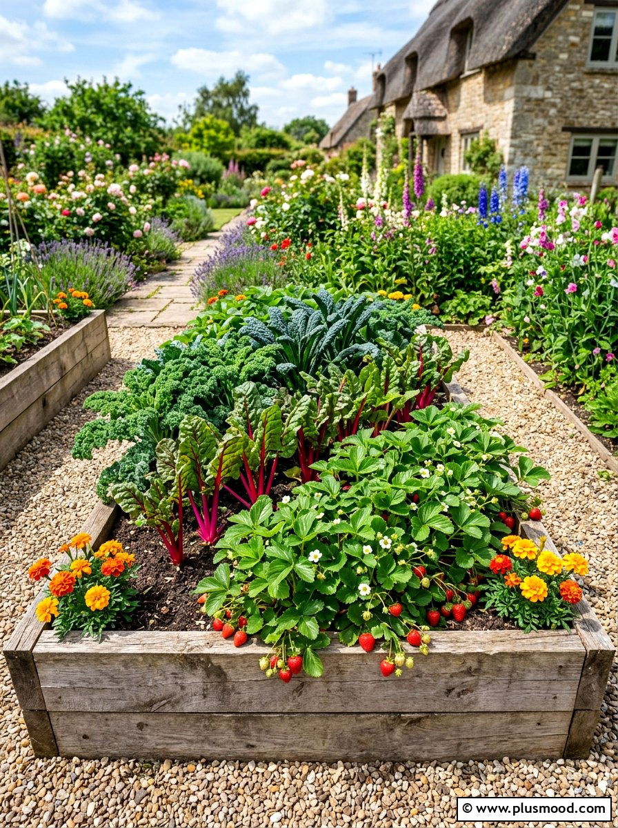 Cottage Garden Vegetable Bed - 25 summer cottage garden ideas