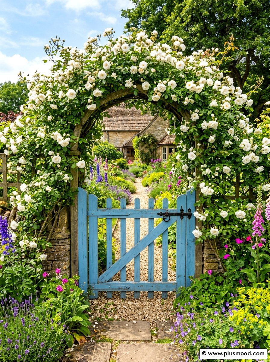 Cottage Garden Wooden Gate - 25 summer cottage garden ideas