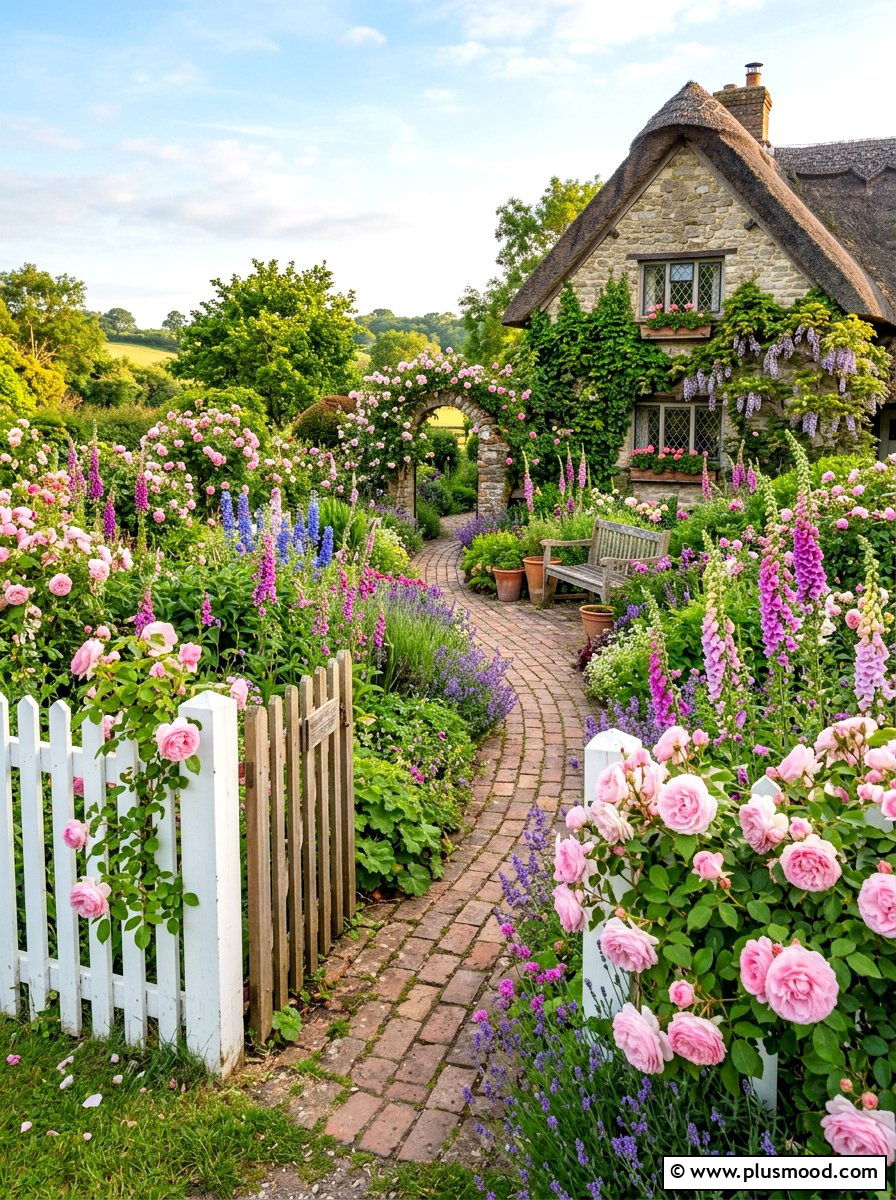 Cottage Garden - 25 summer backyard landscaping ideas