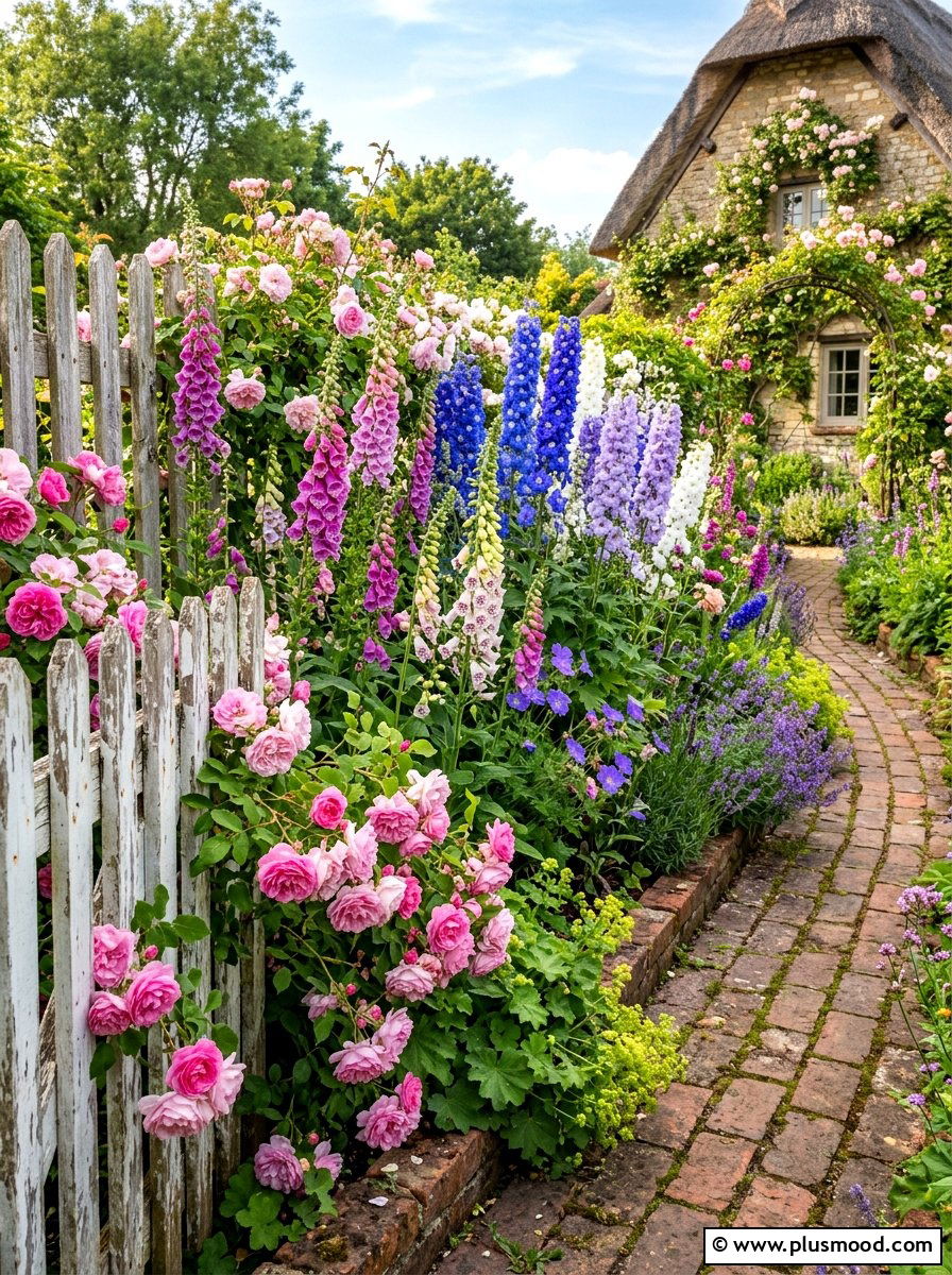 Cottage Style Flower Bed - 25 trending summer garden ideas