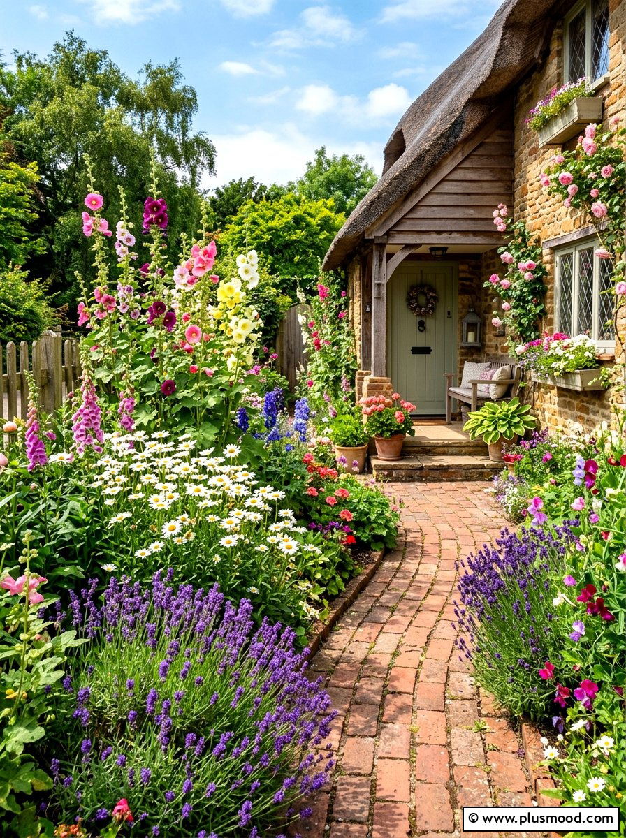 Cottage Style Garden - 25 summer tidy front yard ideas