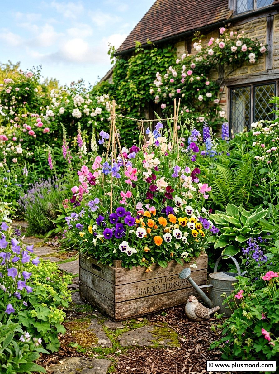 Cottage core planter