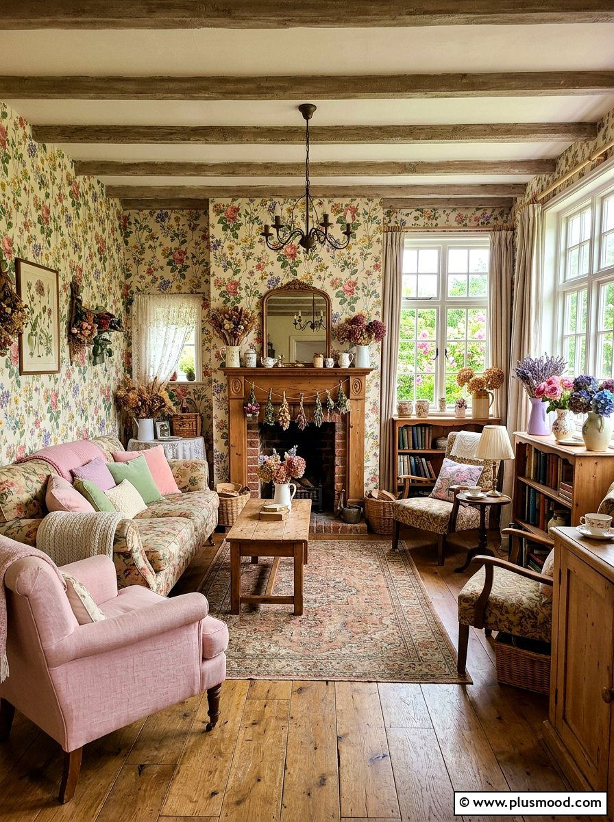 Cottagecore Living Room - 25 best summer living room ideas