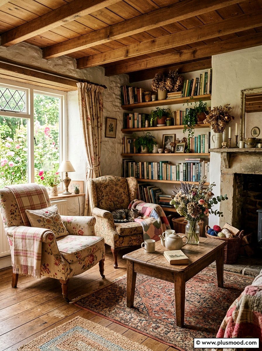 Cottagecore Living Space - 25 summer home styling ideas