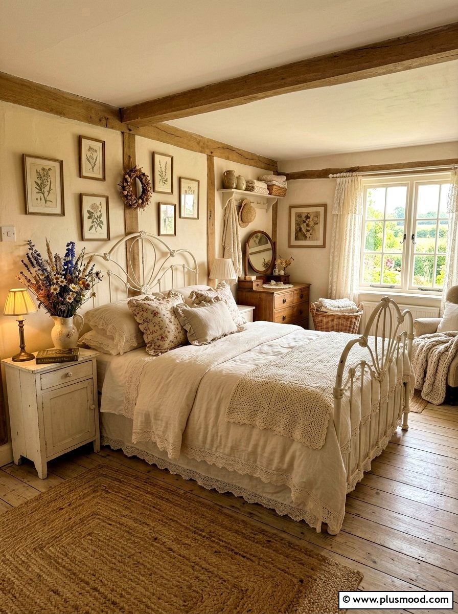 Cottagecore Neutral Bedroom - 25 neutral summer bedroom ideas