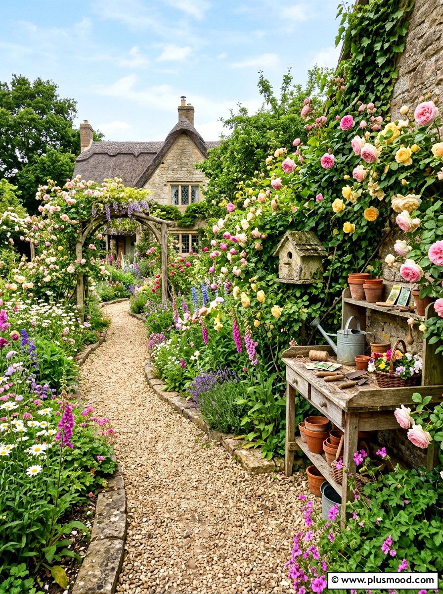 Cottegecore Garden Layout - 25 cute summer home decor ideas
