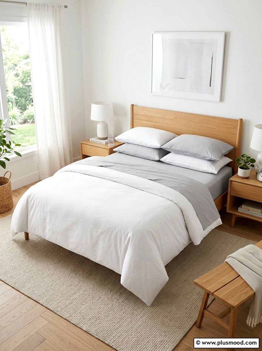 Cotton Percale Sheets - 25 cool summer bedroom ideas
