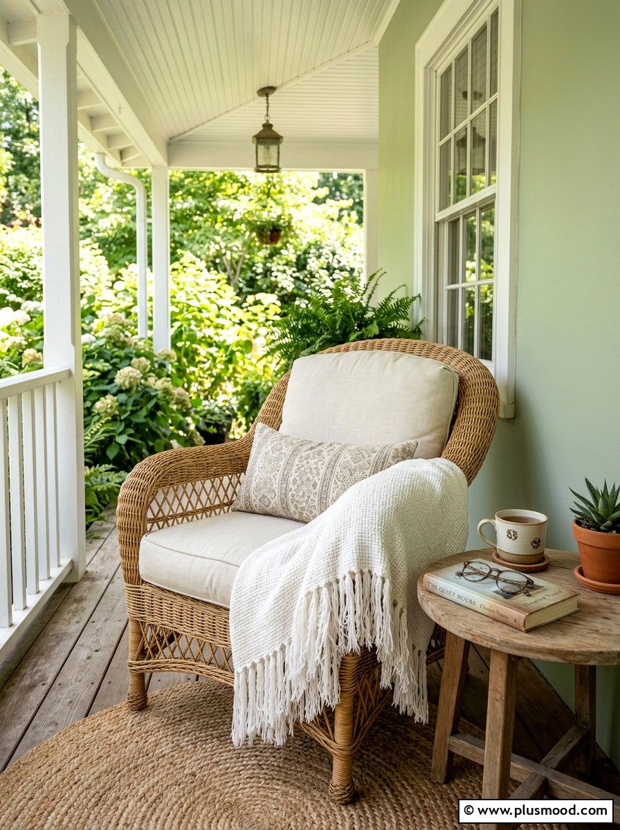 Cotton Throw Blankets - 25 late summer front porch ideas