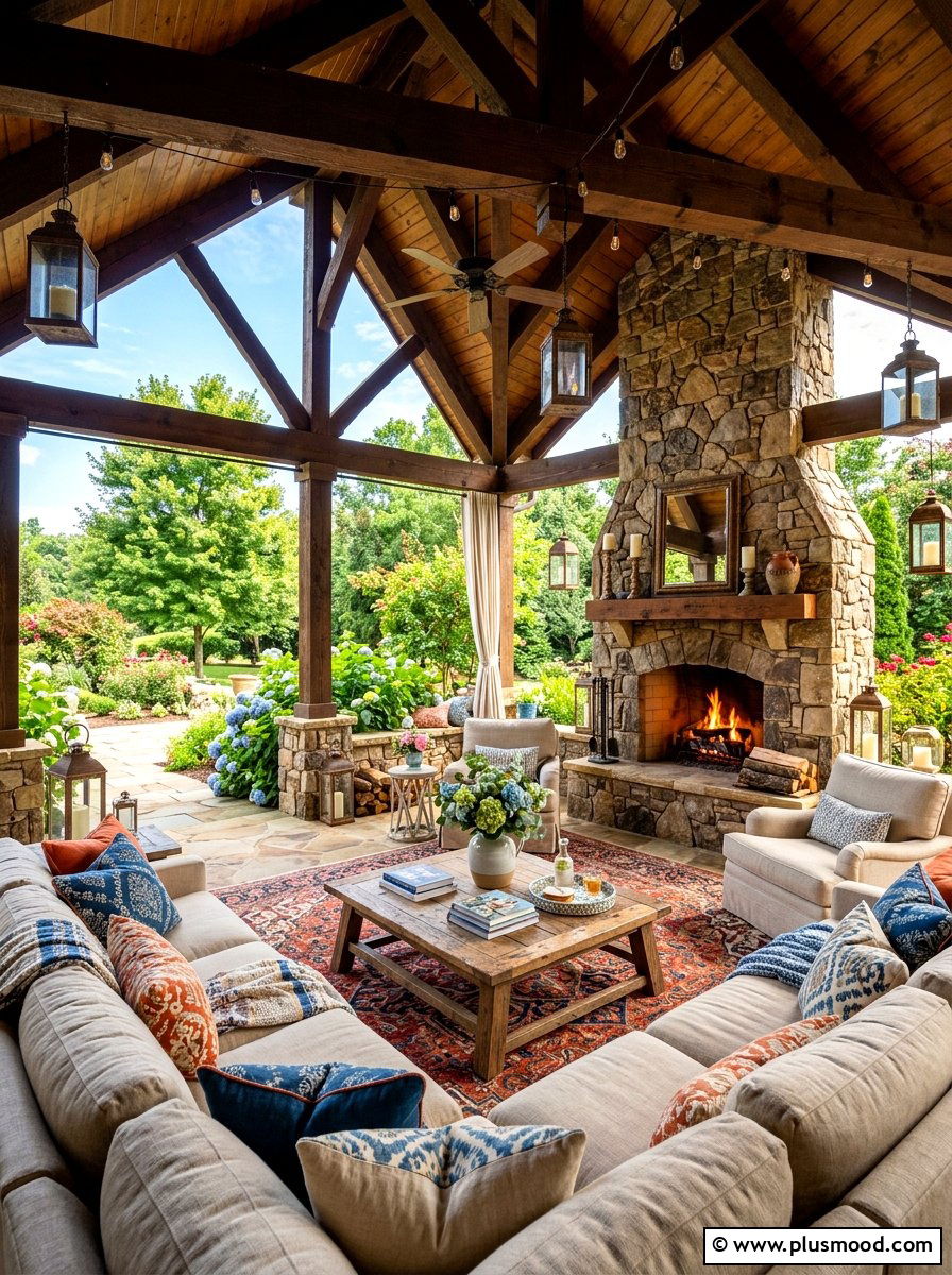 Covered Patio Lounge - 25 summer outdoor living patio ideas