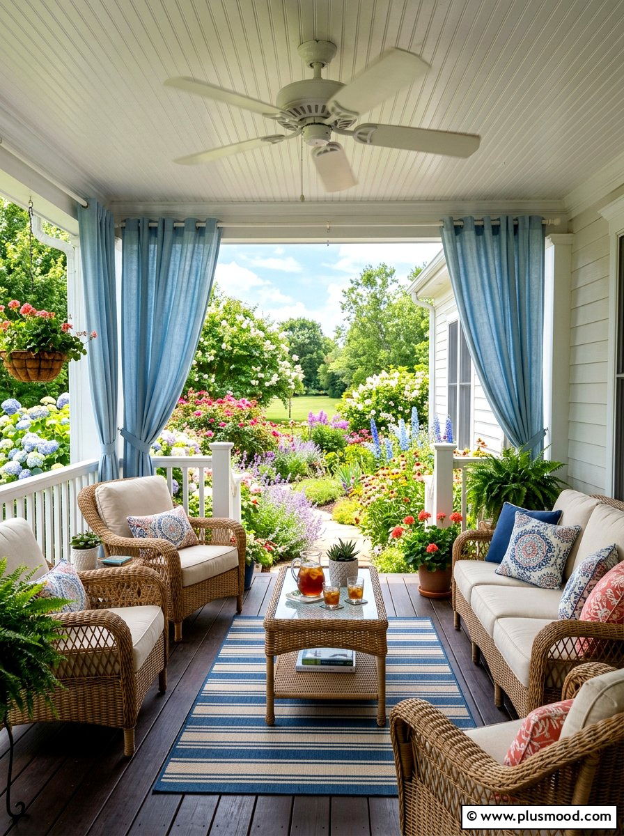 Covered Porch Living