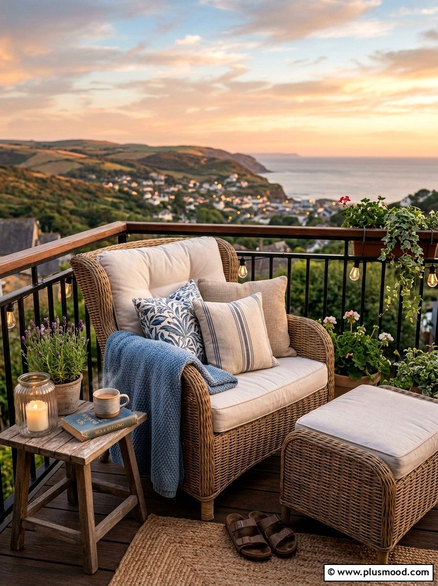 Cozy Balcony Seating - 25 summer balcony refresh ideas