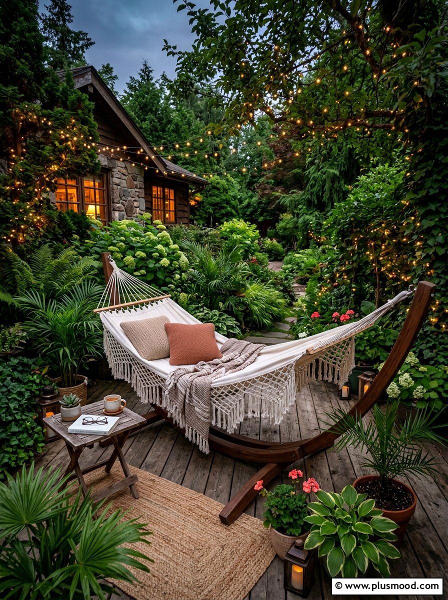 Cozy Hammock Patio - 25 trending summer patio ideas