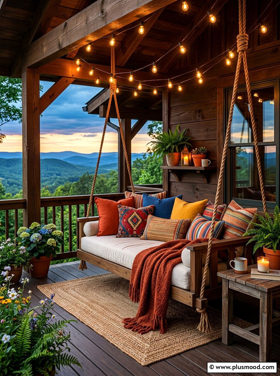 Cozy Nook Front Porch - 25 summer front porch refresh ideas