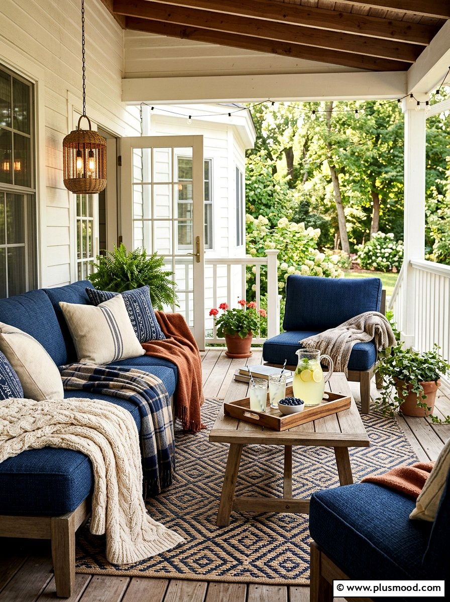 Cozy Porch Seating - 25 best summer porch ideas