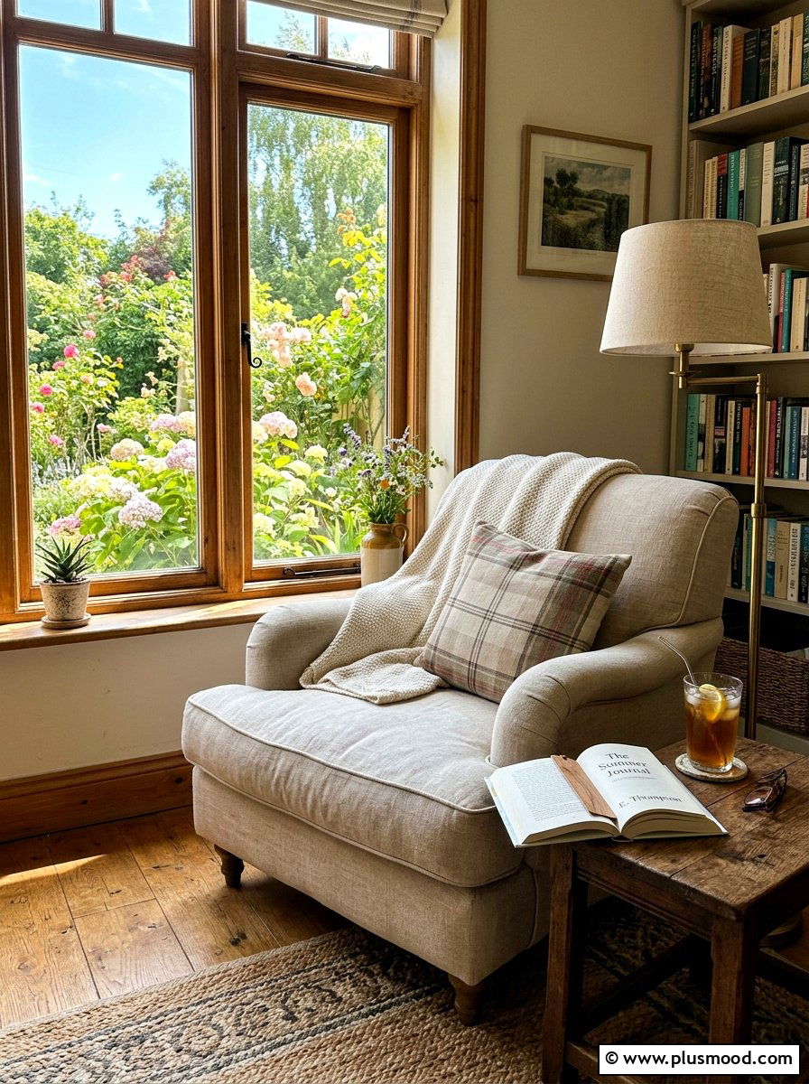 Cozy Reading Nook - 25 summer home styling ideas