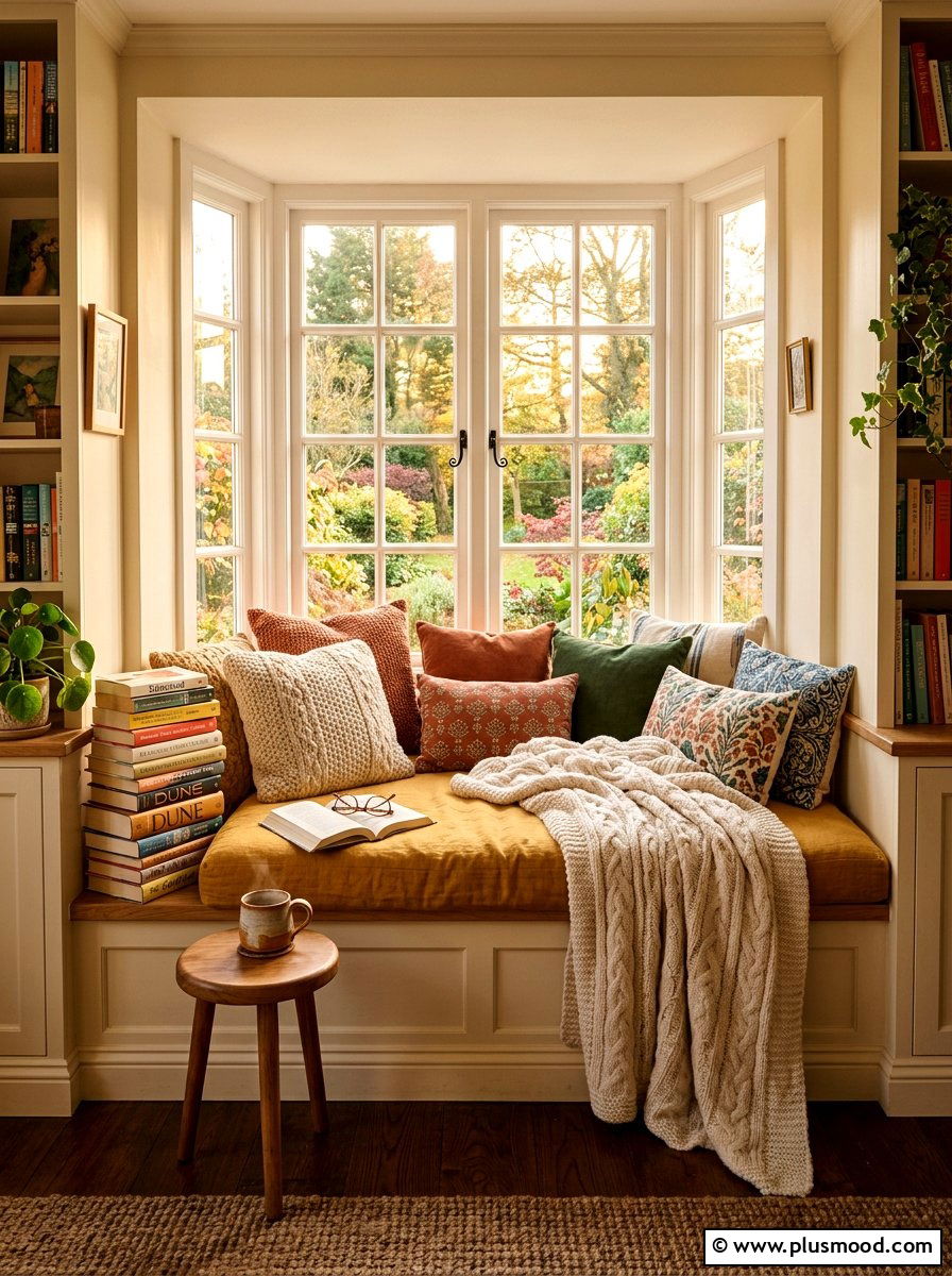 Cozy Reading Nook - 25 August home decor ideas