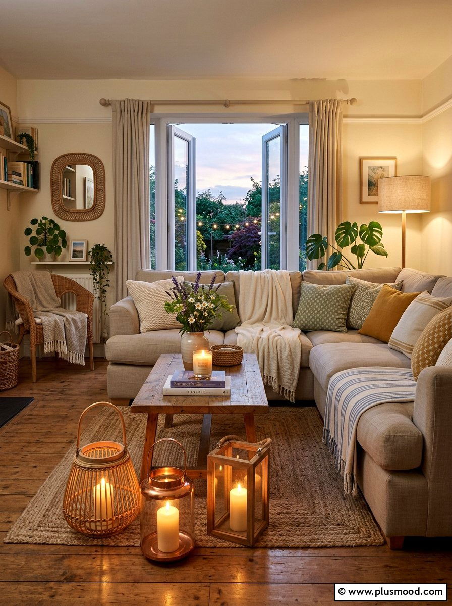 Cozy Summer Living Room - 25 summer entertaining living room ideas