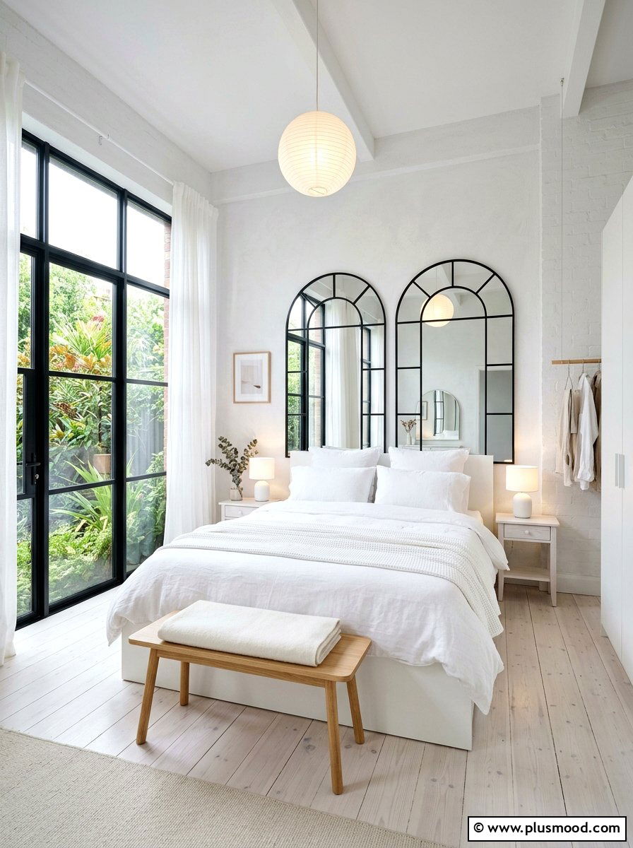 Crisp White Bedroom - 25 summer bedroom color ideas