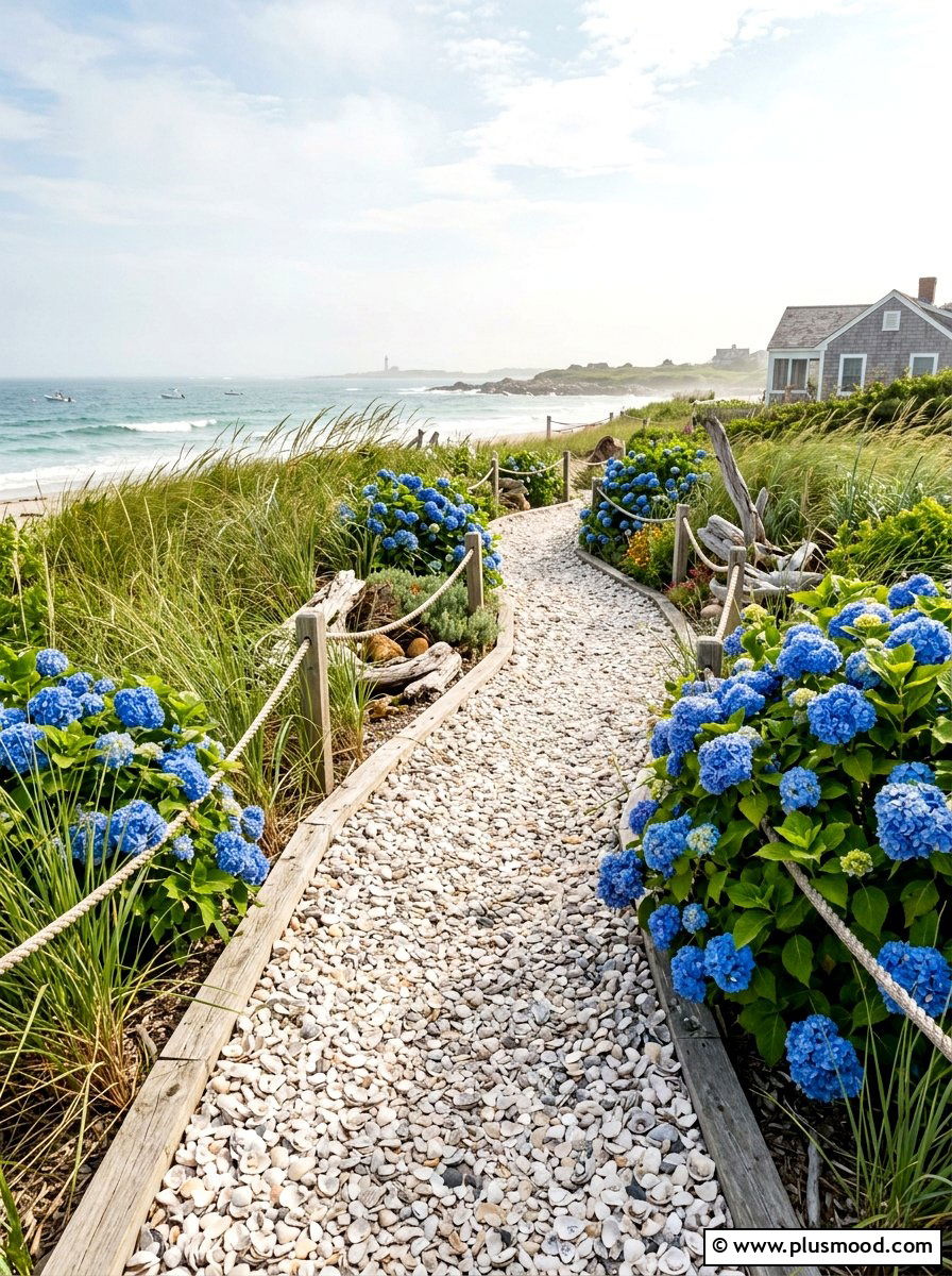 Crushed seashell mulch - 25 summer mulch ideas for summer landscaping