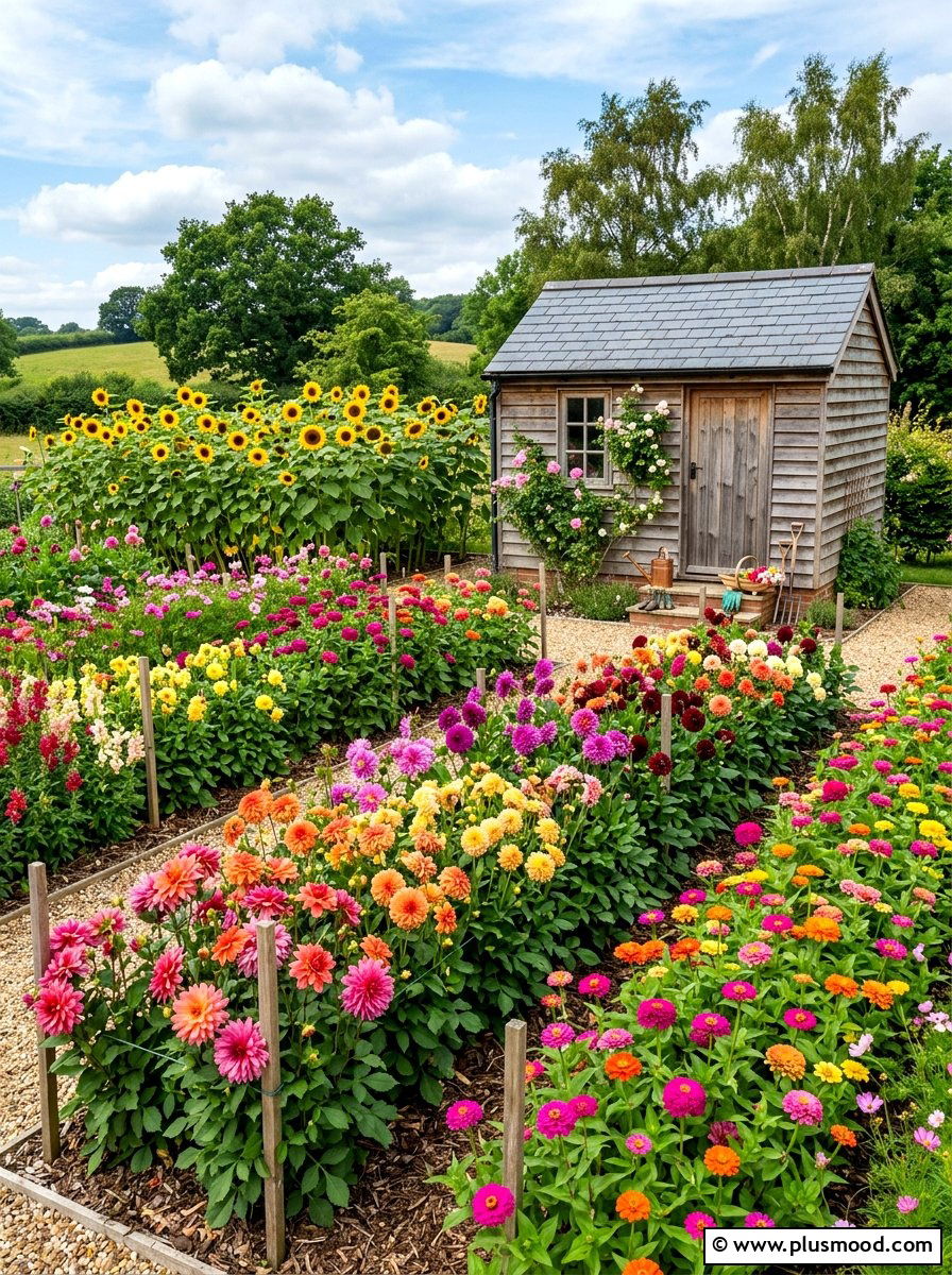 Cutting garden flowers - 25 summer flower bed ideas