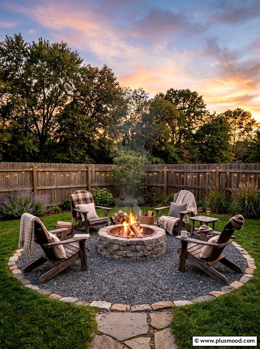 DIY fire pit - 25 small backyard ideas on a budget