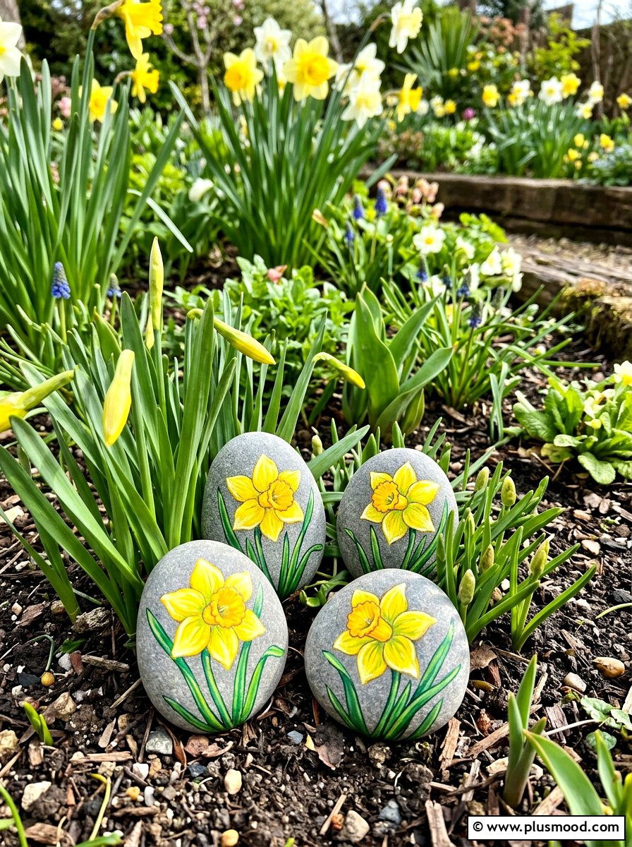 25 Painted Rock Ideas With Flowers for Beautiful DIY Decor