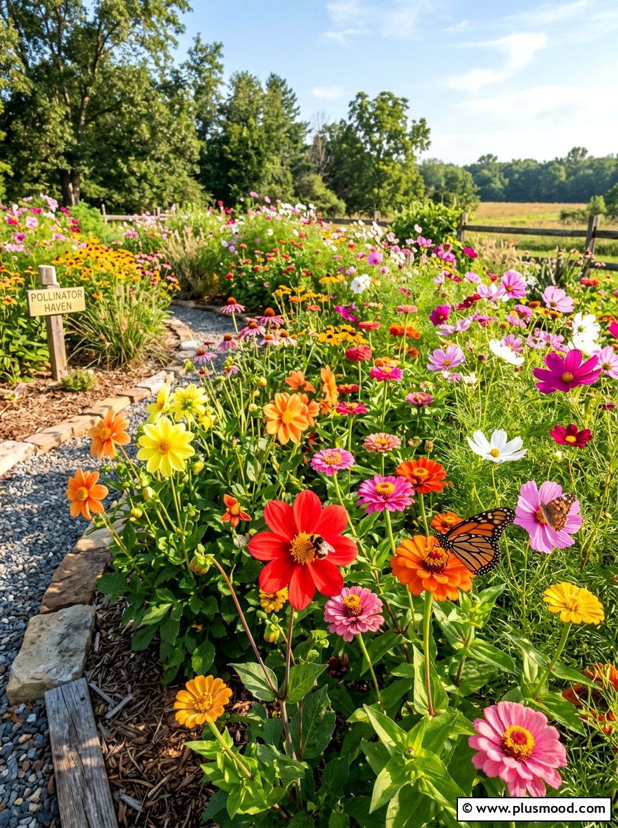 Dahlia Pollinator Garden - 25 summer dahlia garden ideas