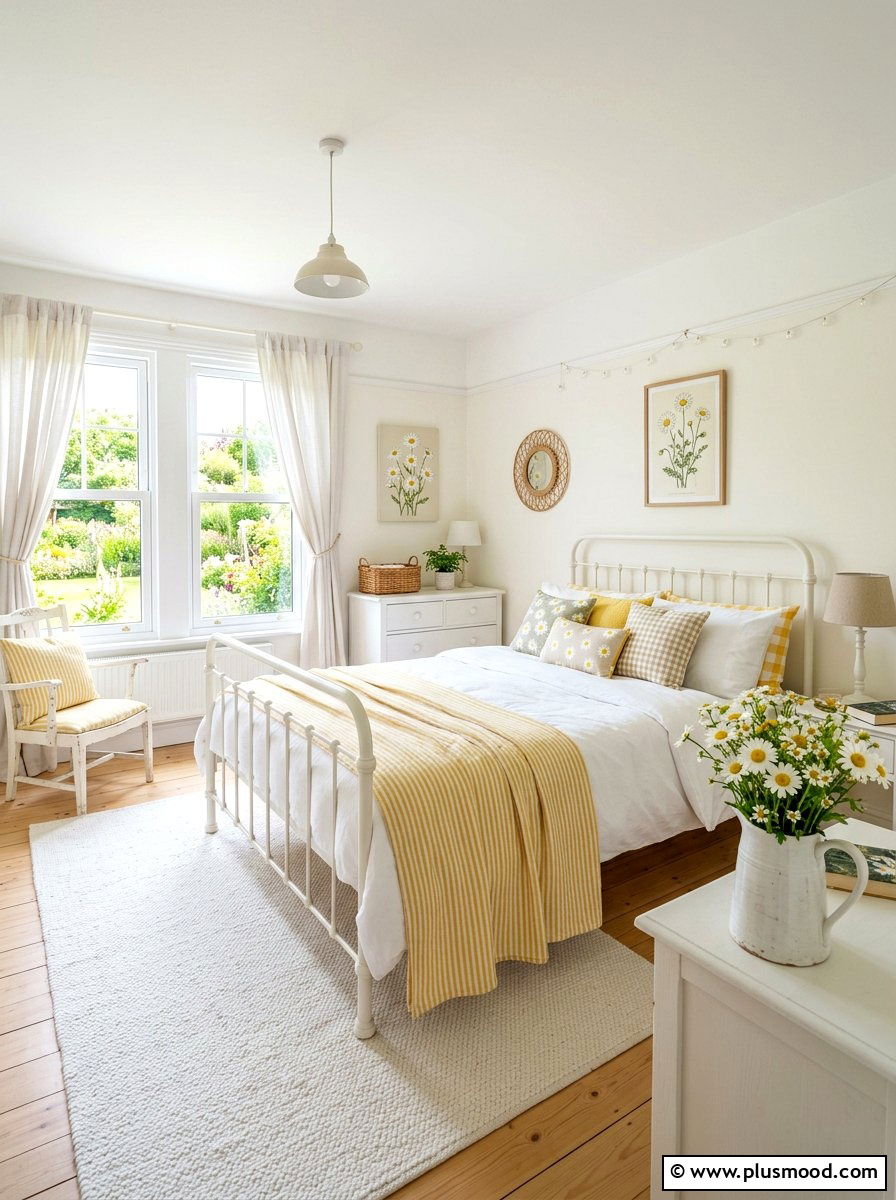 Daisy bedroom theme - 25 summer flower decor ideas for bedroom