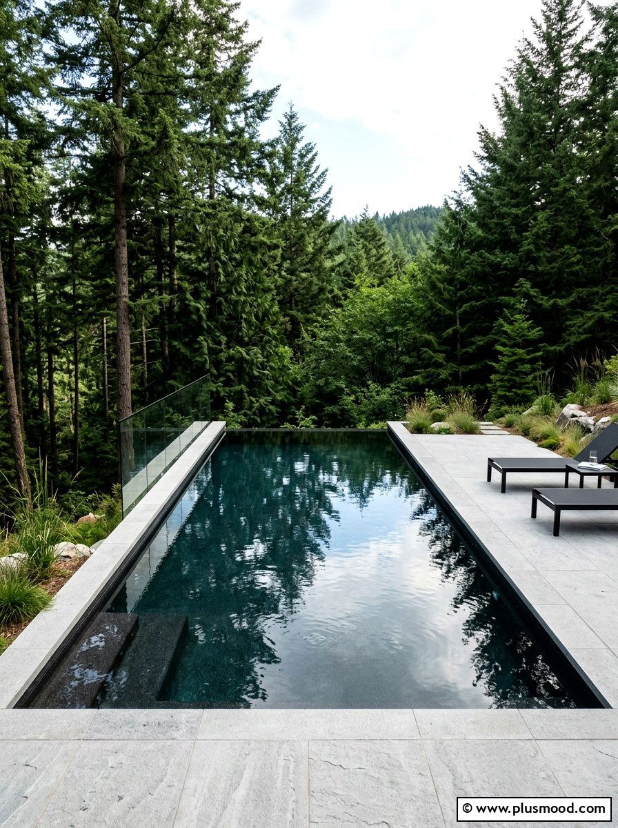 Dark Bottom Pool - 25 summer pool ideas