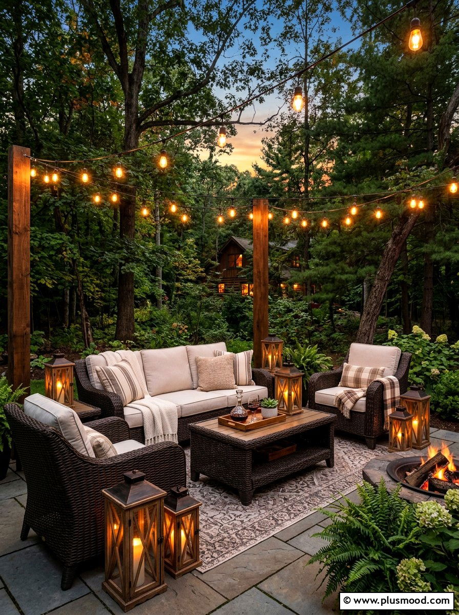 Dark Brown Wicker Seating - 25 summer patio ideas with wicker furniture