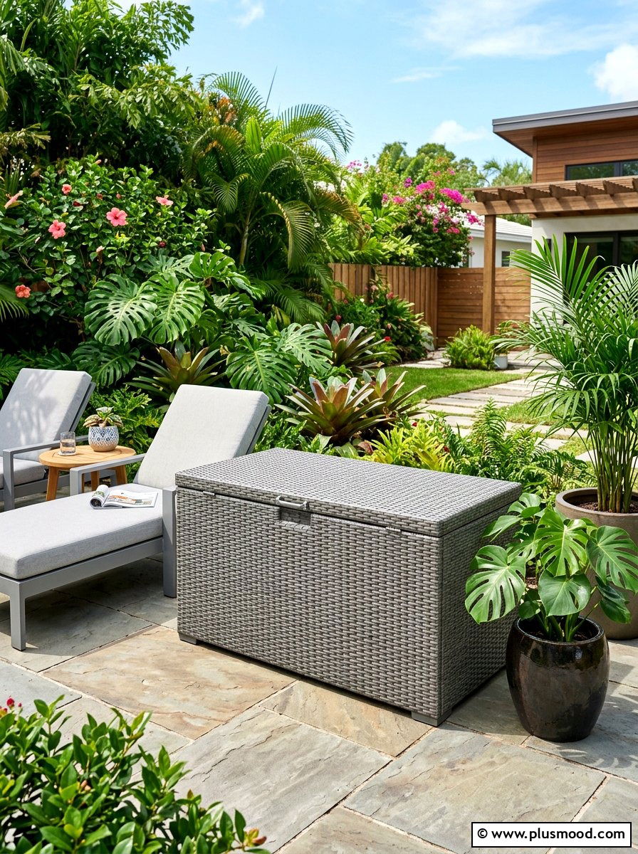 Deck Box - 25 summer pool storage ideas