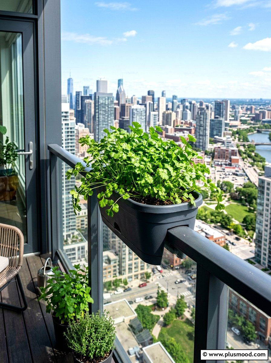 Deck Railing Herb Planter - 25 summer herb planter ideas