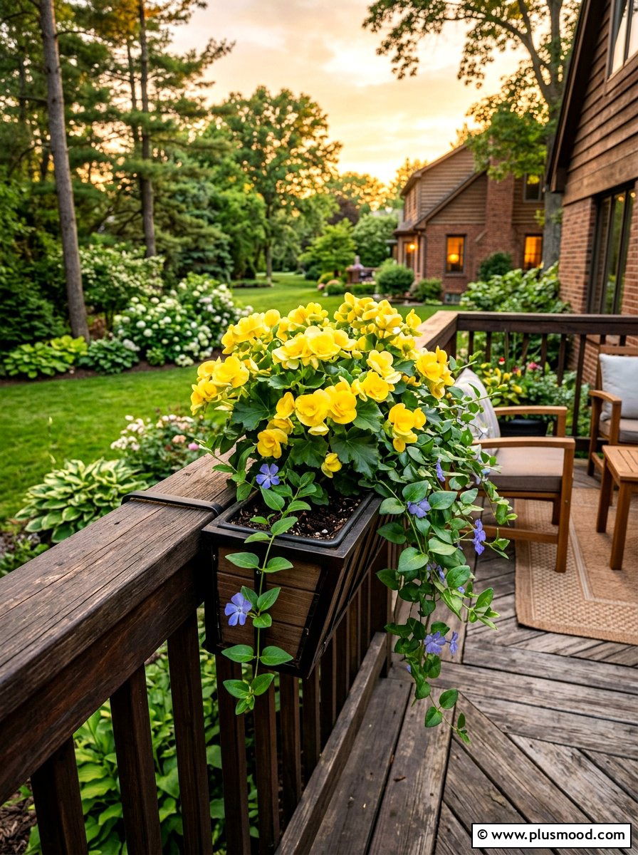 Deck Railing Planter - 25 summer railing planter balcony ideas
