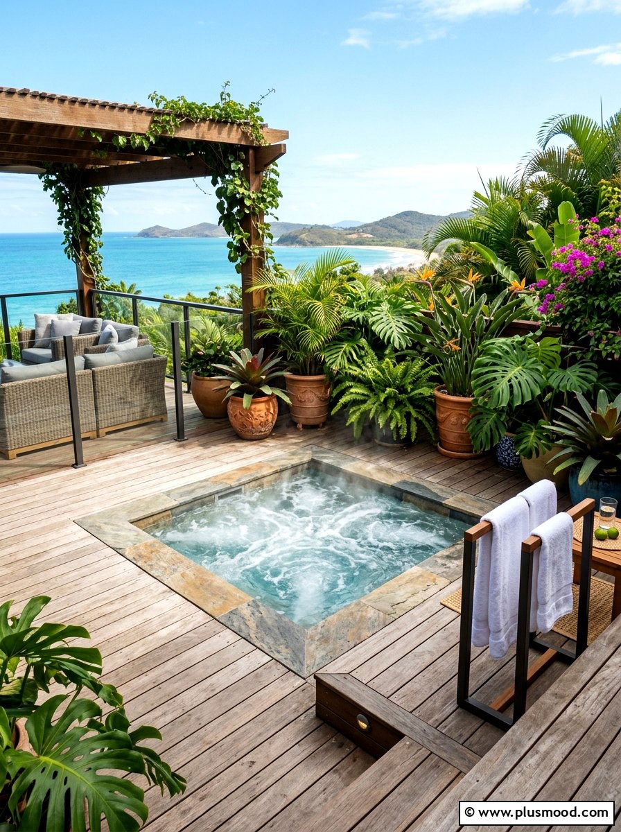 Deck With Hot Tub - 25 summer backyard deck ideas