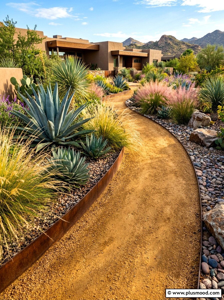 Decomposed Granite Walkway - 25 summer backyard path ideas