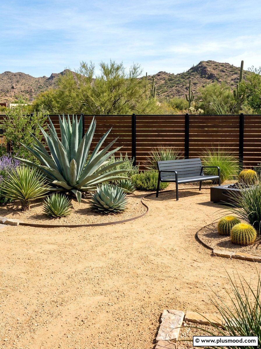 Decomposed Granite Yard - 25 small backyard ideas for no grass yards