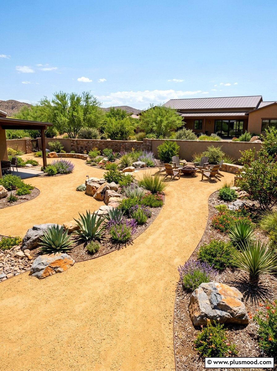 Decomposed granite backyard - 25 summer desert landscaping ideas