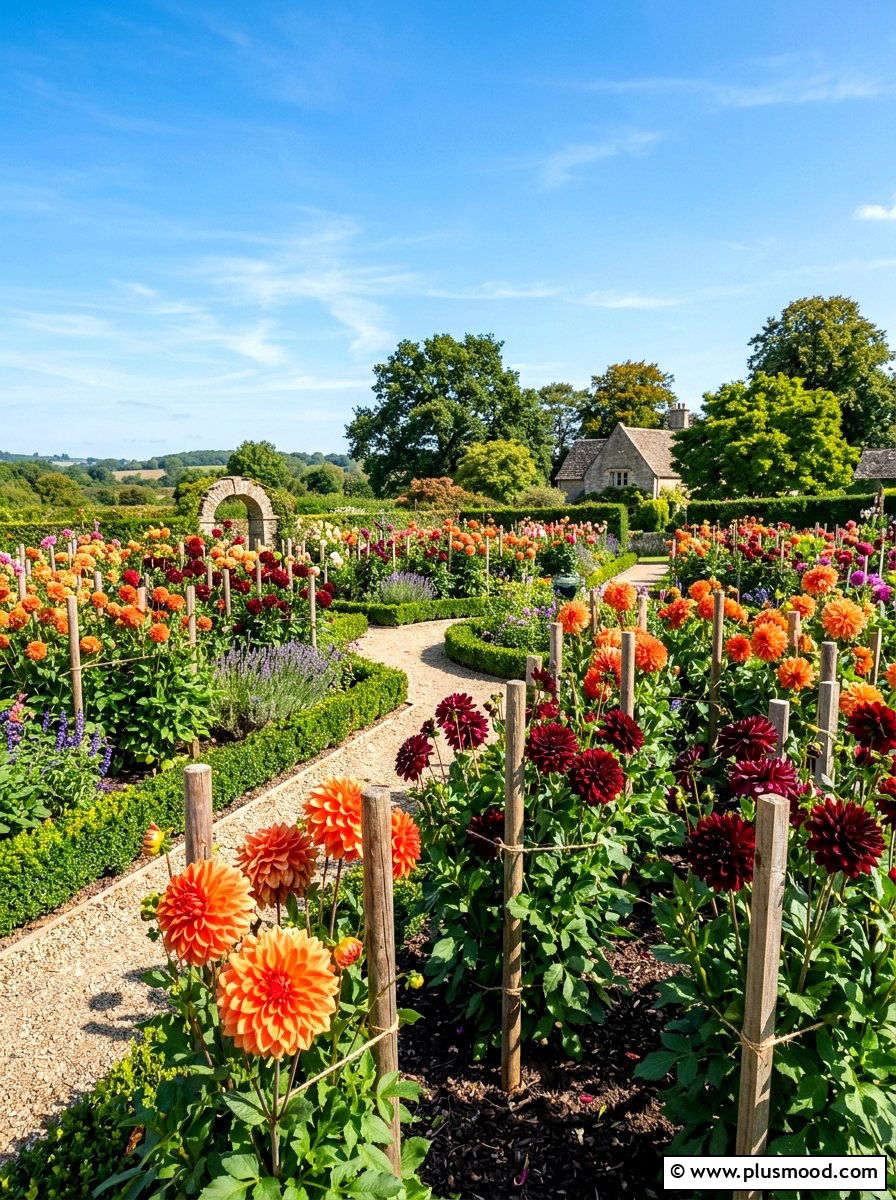 Decorative Dahlia - 25 late summer flower garden ideas