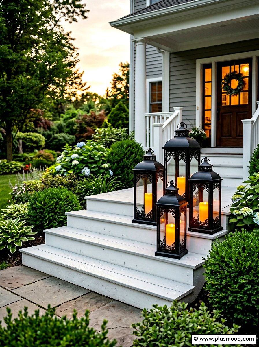 Decorative Lanterns - 25 end of summer curb appeal ideas