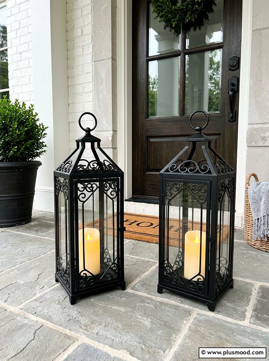Decorative Porch Lanterns - 25 summer narrow porch ideas