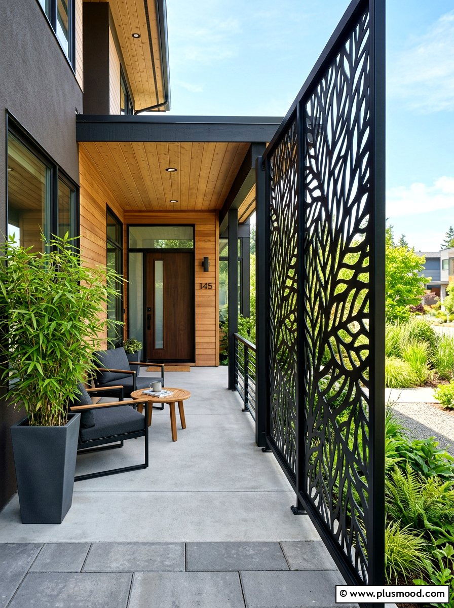 Decorative Privacy Screen - 25 late summer curb appeal ideas