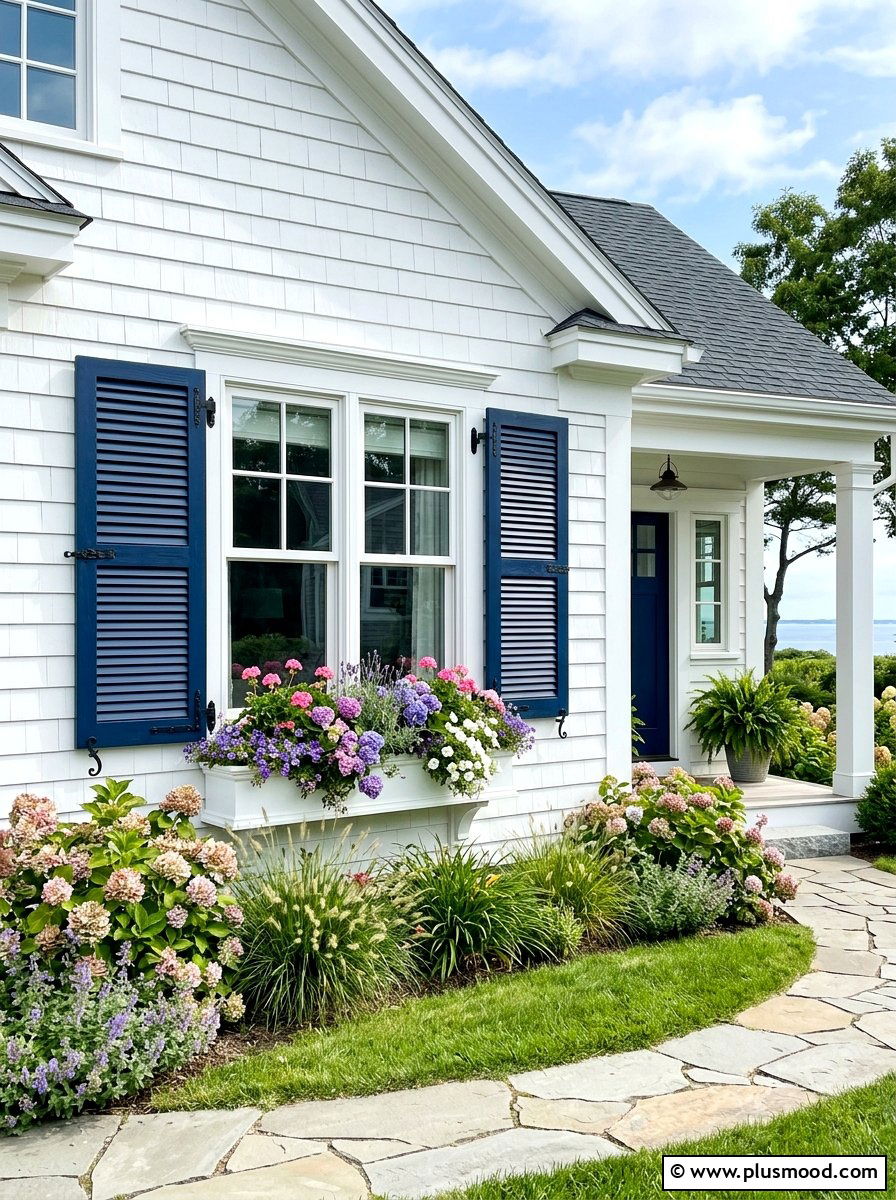 Decorative Shutters - 25 summer bungalow curb appeal ideas