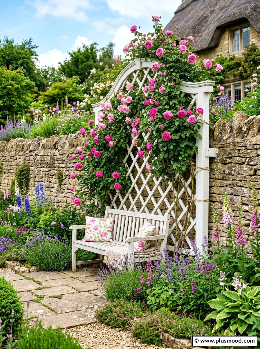 Decorative Trellis On Wall - 25 summer retaining wall landscaping ideas