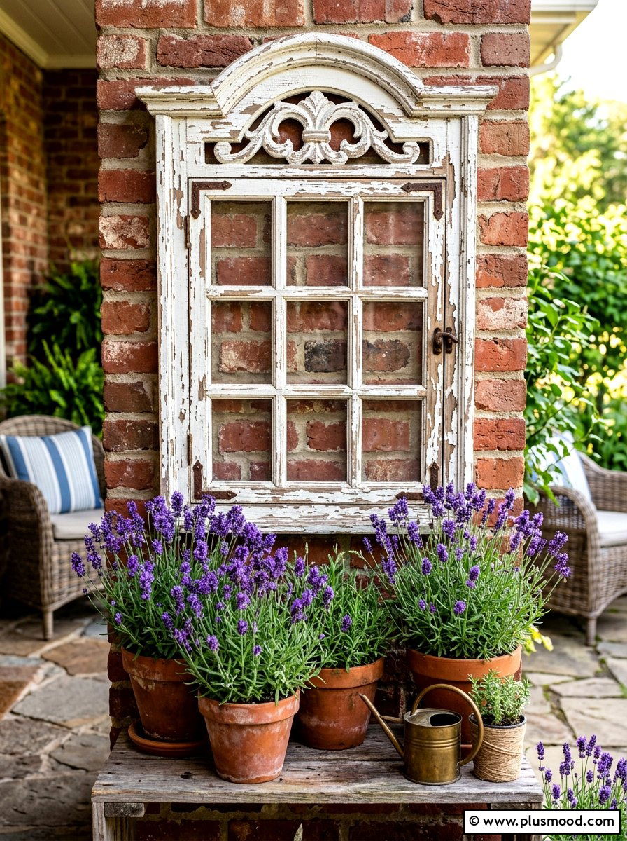 Decorative Window Frame - 25 summer patio wall decor ideas