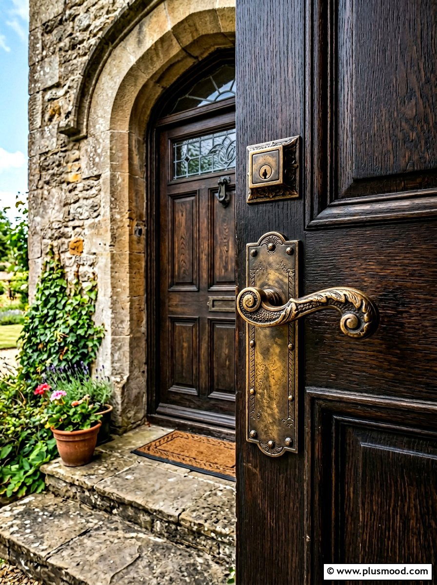 Decorative door hardware - 25 summer curb appeal ideas