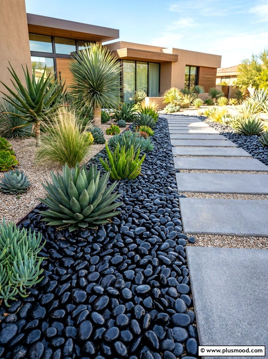 Decorative garden stones - 25 summer garden decor ideas