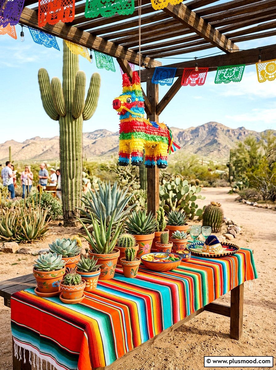 Desert Cactus Fiesta - 25 summer outdoor birthday party ideas