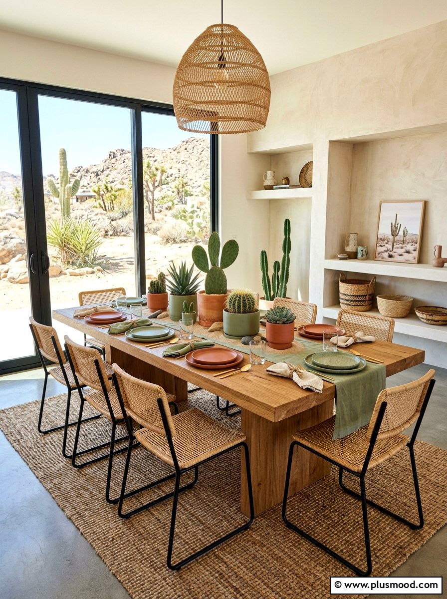 Desert Chic Dining Table - 25 summer dining table ideas for summer