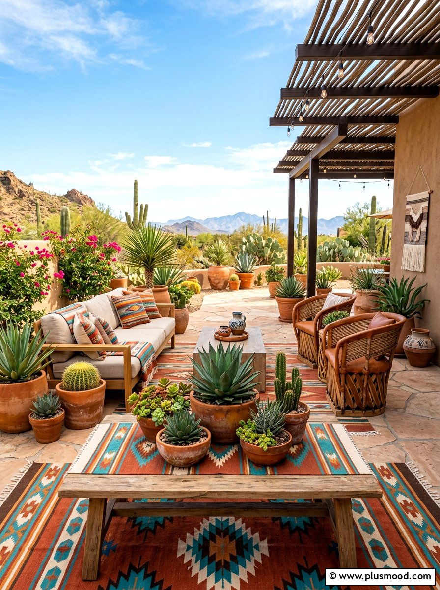 Desert Chic Patio - 25 summer outdoor wedding shower ideas