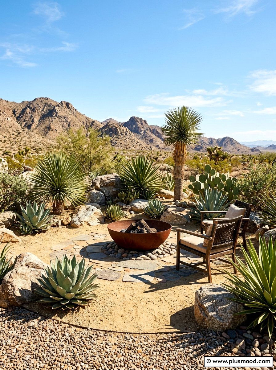 Desert Fire Pit Landscape - 25 summer fire pit entertaining ideas